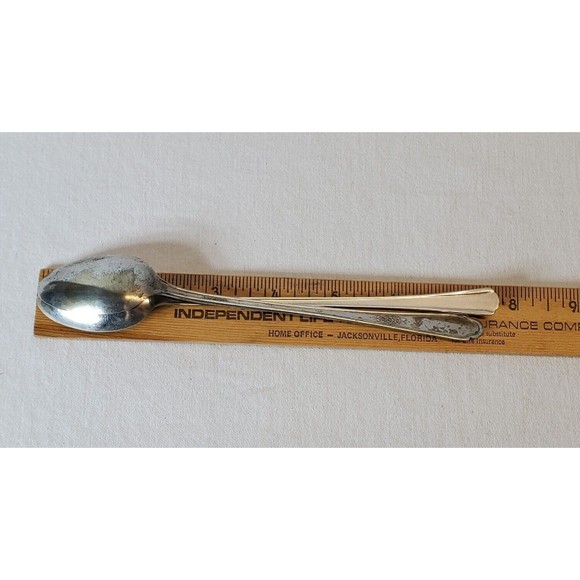 Silverplate Ice Tea Spoons Court/ H&T - Picture 5 of 7